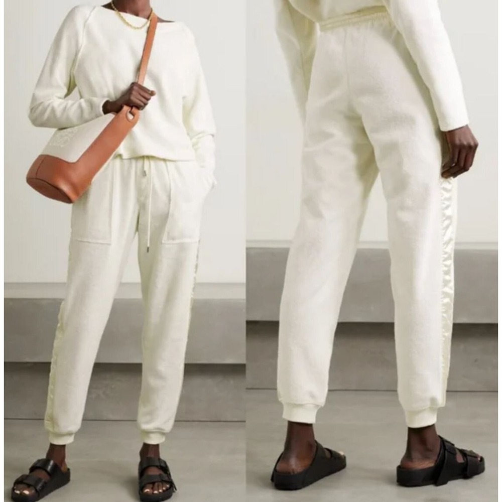 ATM Women Sweatpants AWJ166-JAE Chalk Beige Cotton Joggers XS